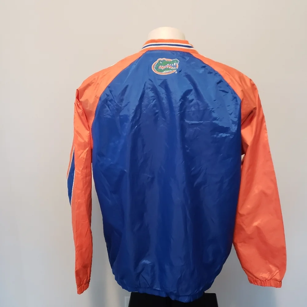 Florida Gators Vintage Wind Rain Track Jacket‎ Pullover Coat Blue Size Medium